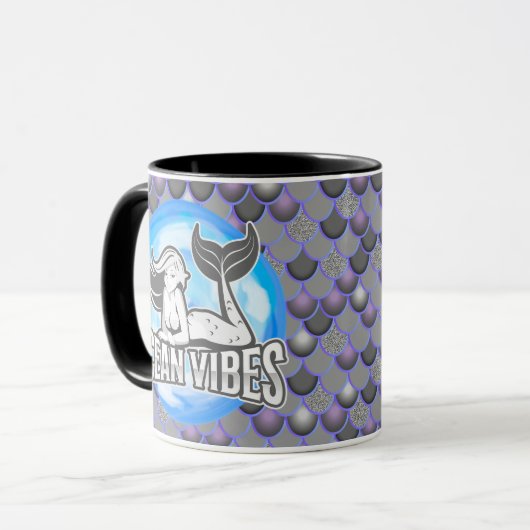 Mmaid Cute Grey Mug (Devant gauche)