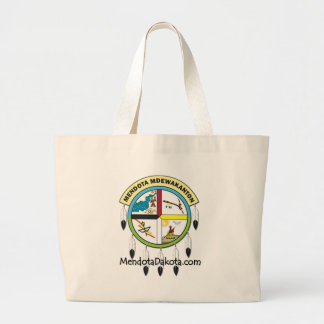 MMDC Mendota Dakota Logo en Webs Grote Tote Bag