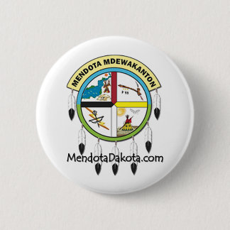 MMDC Mendota Dakota Logo en Webs Ronde Button 5,7 Cm