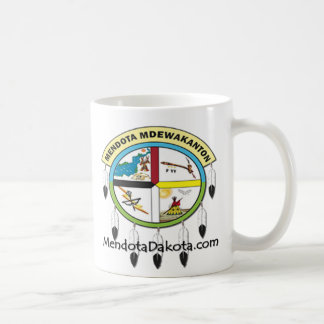 MMDC mok van twee zijkanten logo koffie