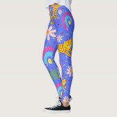 Mme Cheetah Confetti leggings (Gauche)