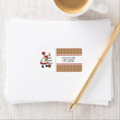 Mme Claus Adresse Étiquettes (En situation)