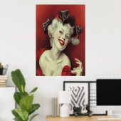 Mme Claus | AI Art Poster (Bureau à domicile)