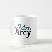Mme Darcy Mug de Jane Austen (Devant gauche)