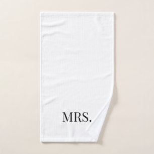 Mme Élégante Moderne Minimaliste Noir Blanc