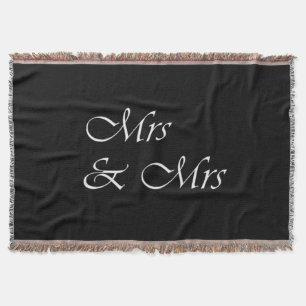 Mme et Mme Monogram Jeter la couverture