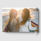 Mme et Mme noir feuille photo mariage lesbienne (Verso)