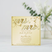 Mme florale et Mme faire-part de mariage d'or (Debout devant)