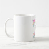 Mme florale Mug de couleur d'eau future (Gauche)