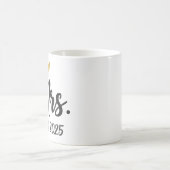 Mme. Future Mme 2025" Mug Cœur en Or pour Future M (Centre)