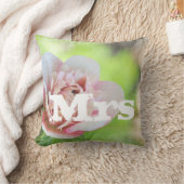 Mme Garden Wedding Floral Pink Peony Coussin (Couverture)
