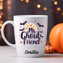 Mme Ghoulfriend Nom personnalisé Mug Halloween