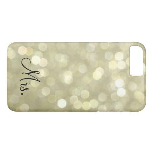 Mme Gold iPhone 7 Plus Coque (Dos (Horizontal))