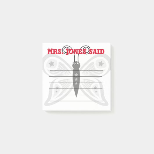 Mme Jones Said Post-It Notes (Devant)