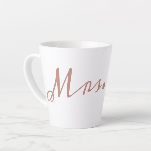 Mme Latte Mug (Angle gauche)