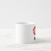 Mme Lipstick Lips : Tasse de café express (Devant)