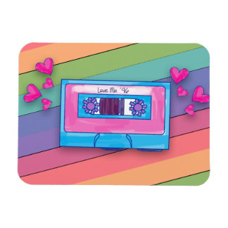 MME Mixtapecute Colorful Music Retro Art Magneet