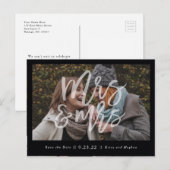 Mme & Mme LGBT Enregistrer la date Carte postale (Devant / Derrière)