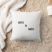 Mme & Mme récemment marié coussin (Couverture)