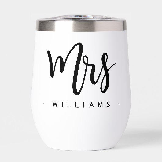 Mme nom mariage de script de calligraphie (Avant)