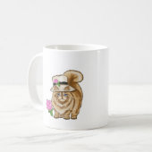 Mme originale chat fou. tasse de café, couverture (Devant gauche)