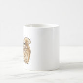 Mme originale chat fou. tasse de café, couverture (Centre)