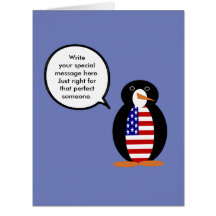 Mme Pingouin Parlante Personnalisée USA