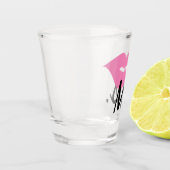 Mme Pink Lèvres Tiré Verre (Gauche)