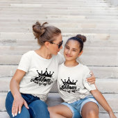 MME Reine de ma vie femmes blanches T-shirt