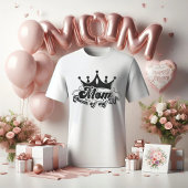 MME Reine de ma vie femmes blanches T-shirt