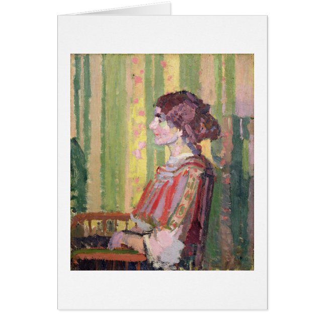 Mme Robert Bevan, c.1913 (huile sur la toile) (Devant)