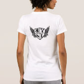 Mme T-shirt écussons + Haltérophile (Dos)