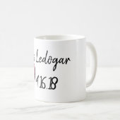 Mme tasse nuptiale de douche (Devant droit)