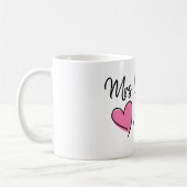 Mme tasse nuptiale de douche (Gauche)