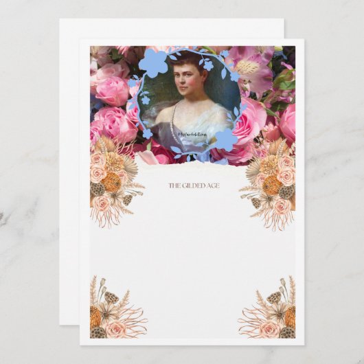 Mme Vanderbilt Carte d'âge dorée 🎉 👑 (Devant / Derrière)