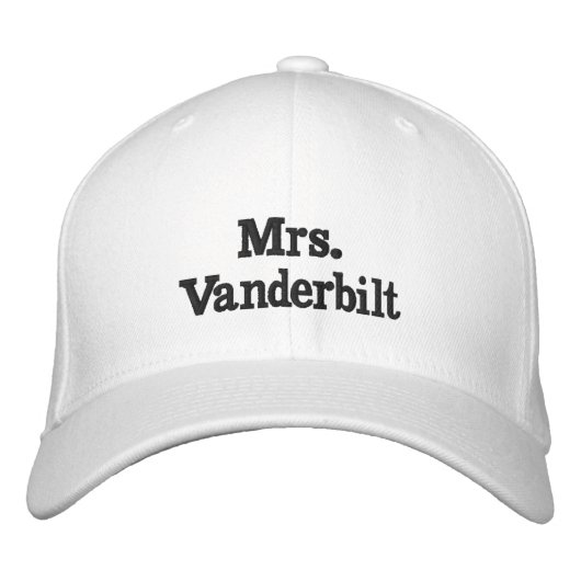 Mme Vanderbilt Casquette classique 🧢 (Devant)