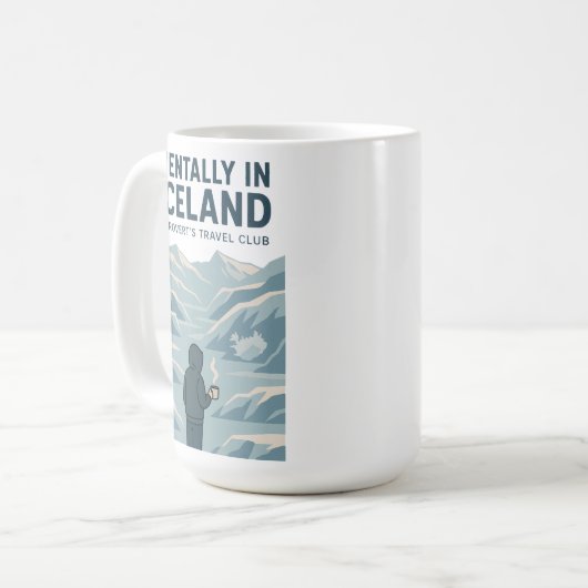 Mmental en Islande Introvertir Mug (Devant gauche)