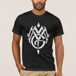 mmg monogramme initial, t-shirt homme et femme