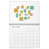Mmilieu du siècle moderne #3 Calendrier d'art rétr (Jan 2026)