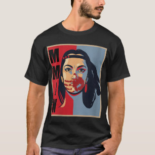MMIW-bewustwording van vrouwen Inheemse Vrouw Stol T-shirt