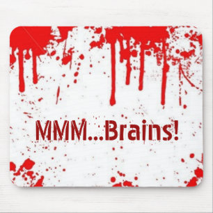 MMM... Brains Mousepad Muismat