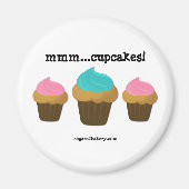 mmm...cupcakes ! Magnet (Devant)