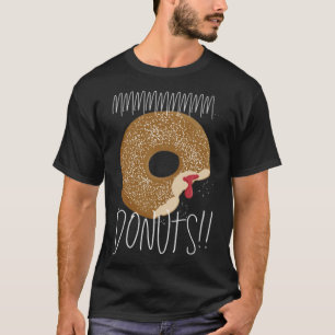 mmm Donuts Love and Adore Junk Food Secret Santa F T-shirt