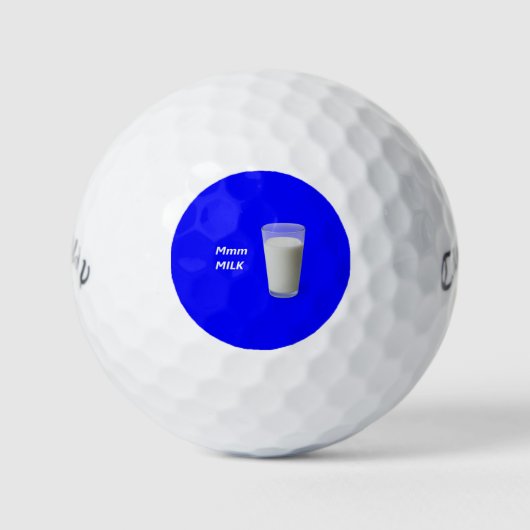 Mmm MILK Golfballen (Voorkant)