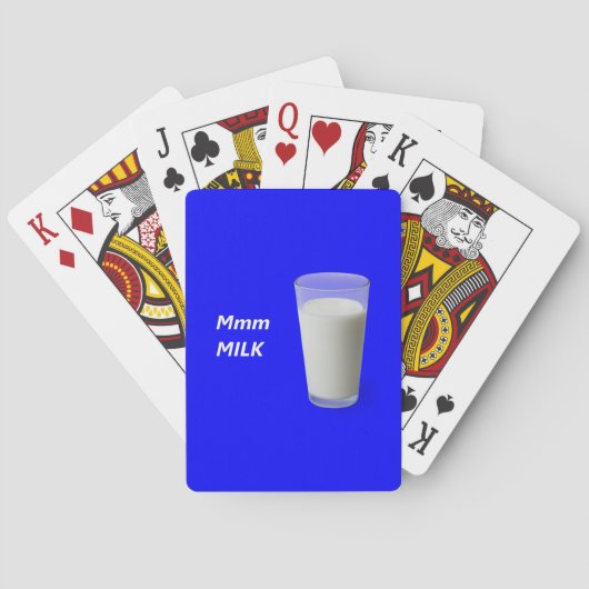 Mmm MILK Pokerkaarten (Achterkant)