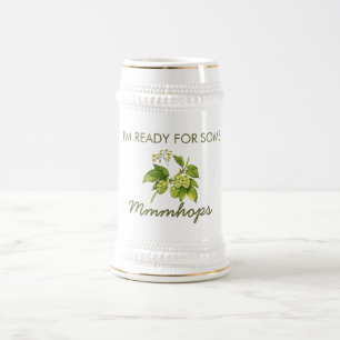 Mmmhops IPA Beer Stein Bierpul