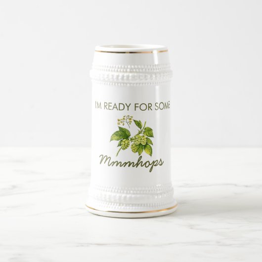 Mmmhops IPA Beer Stein Bierpul (Center)