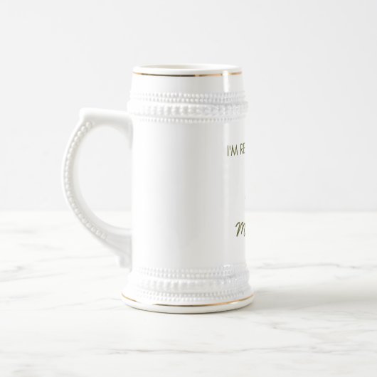 Mmmhops IPA Beer Stein Bierpul (Links)
