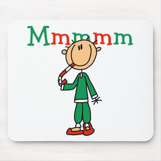 Mmmm Candy Canes Tshirts and Gifts Muismat (Voorkant)