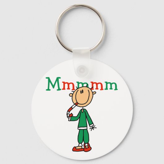 Mmmm Candy Canes Tshirts and Gifts Sleutelhanger (Voorkant)